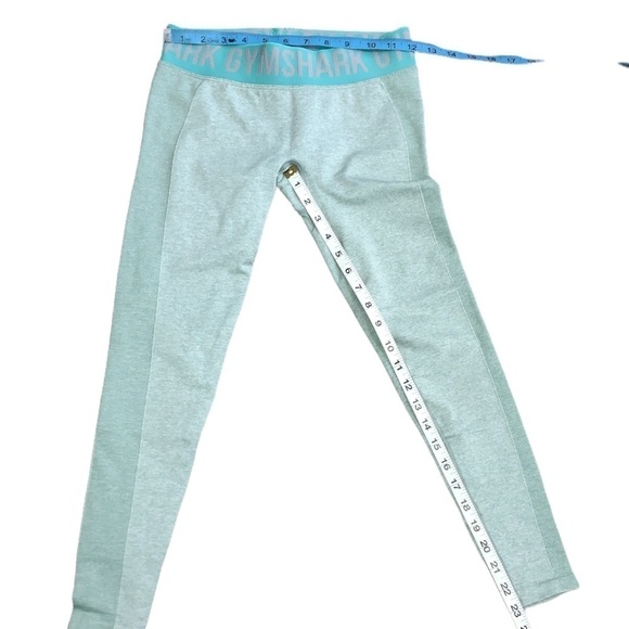 GYMSHARK Flex Leggings Women's Size Small Teal High Waist Stretchy Athletic - Picture 3 of 8